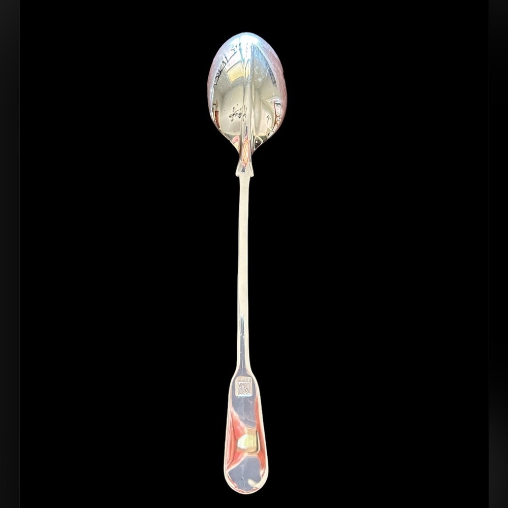 S G Vintage England Silverplate Rice Serving Spoon - Picture 2 of 5
